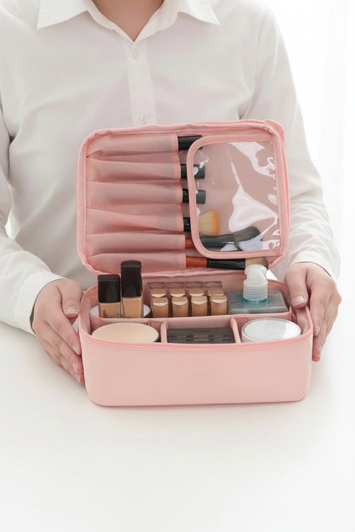Bolsa Cosmetiquera Organizadora de Maquillaje de Viaje