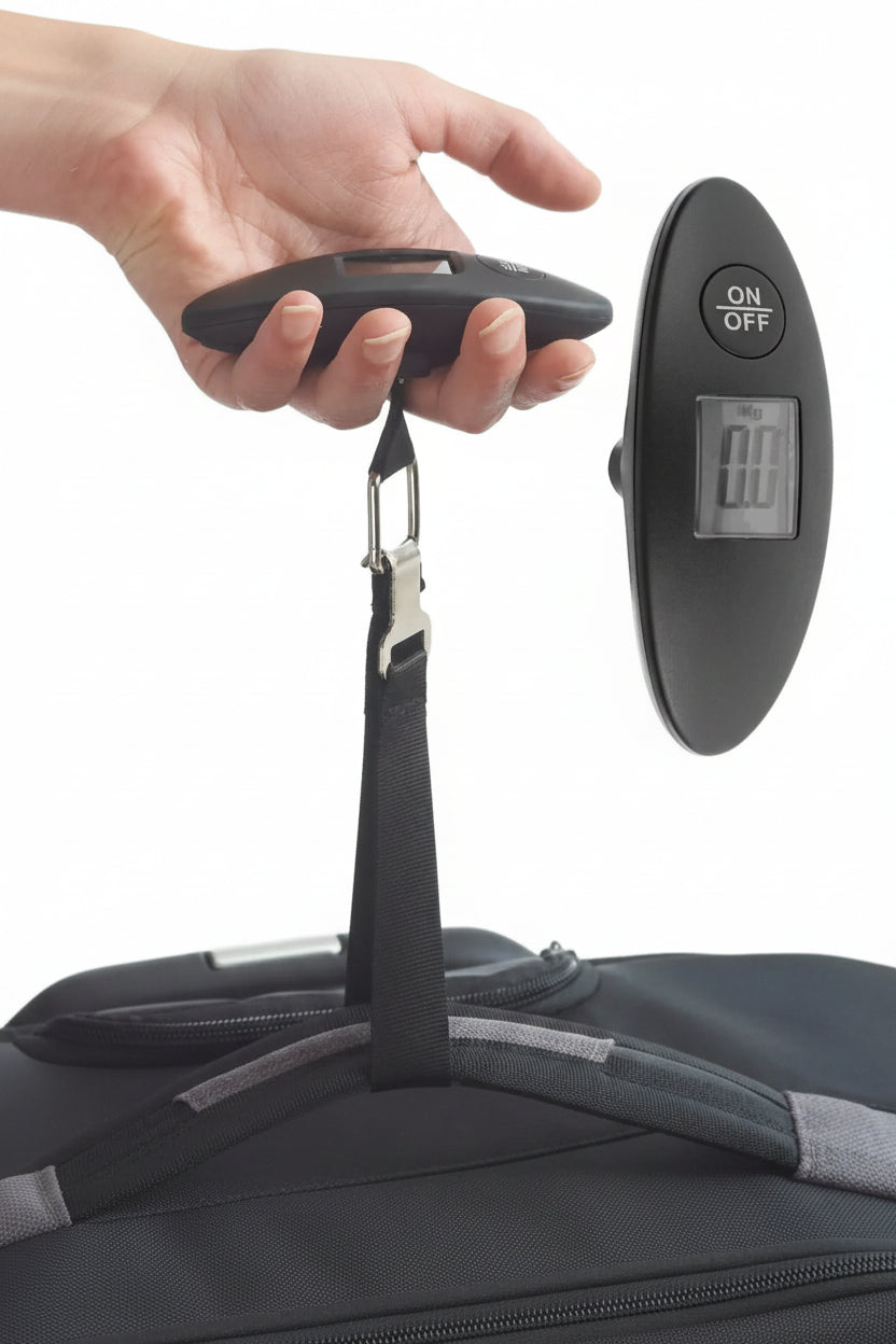 Báscula Pesa Digital Portátil para Equipaje y Maletas de Viaje
