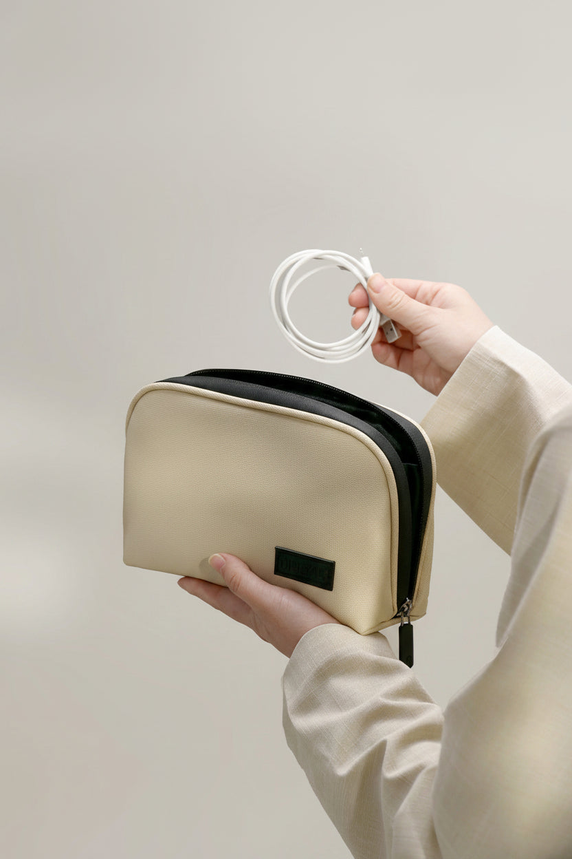 Estuche Organizador de Tecnología Smartpack Premium en Cuero PU