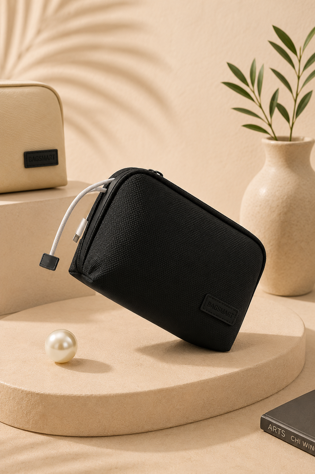Estuche Organizador de Tecnología Smartpack Premium en Cuero PU