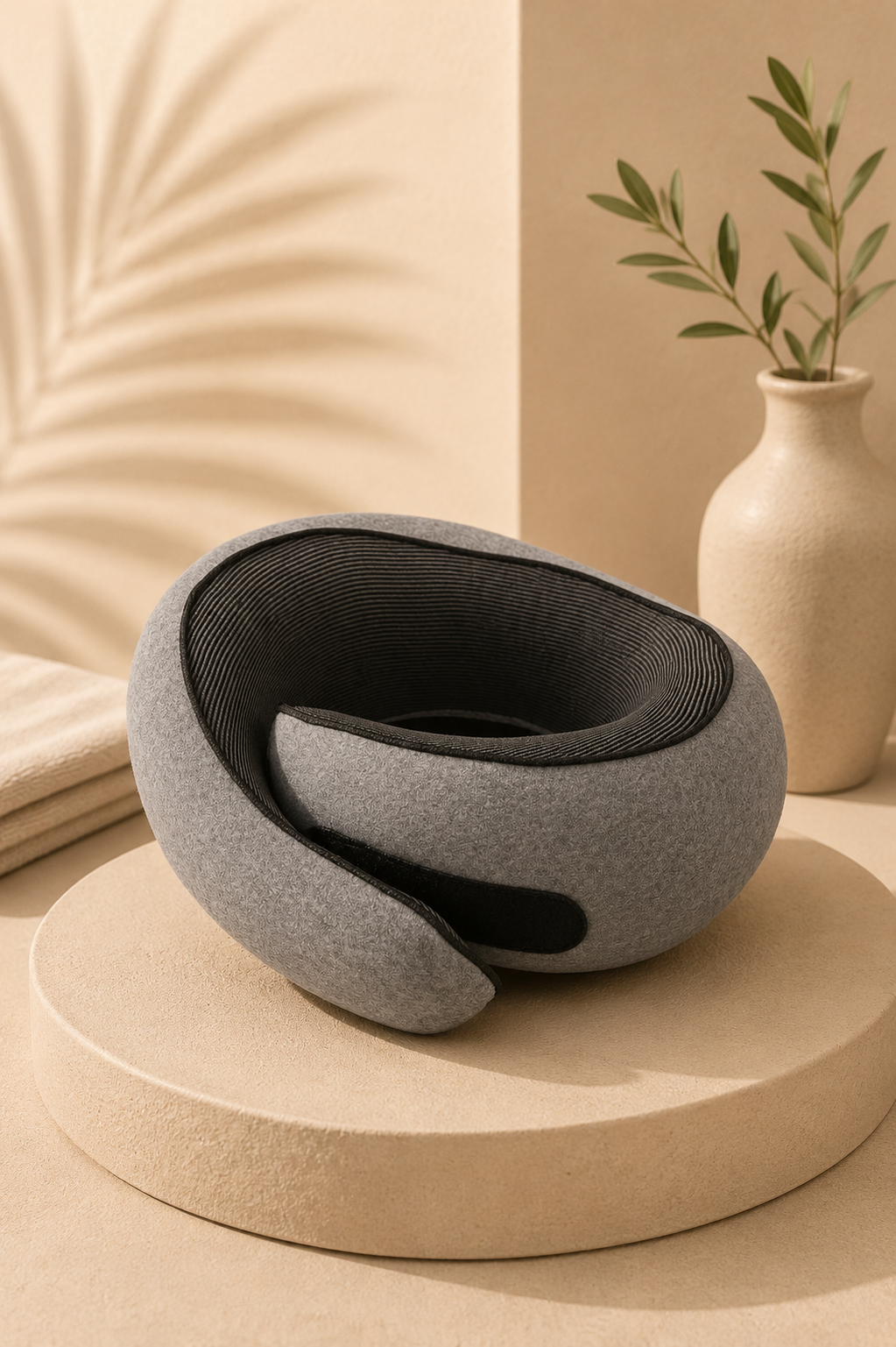 Almohada de Viaje Ergonómica Memory Foam + Kit de Accesorios